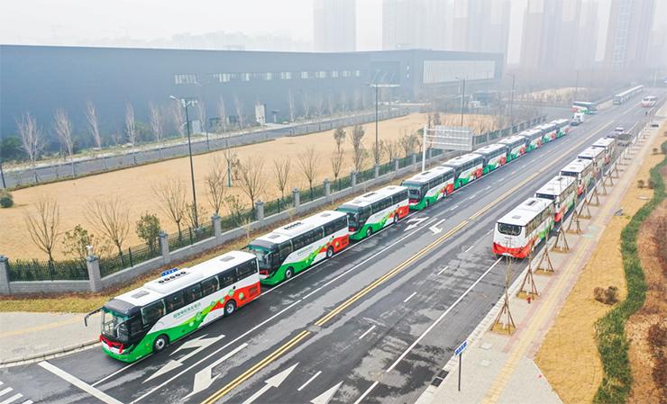  Na olympijských hrách v Pekingu budou jezdit zelené autobusy