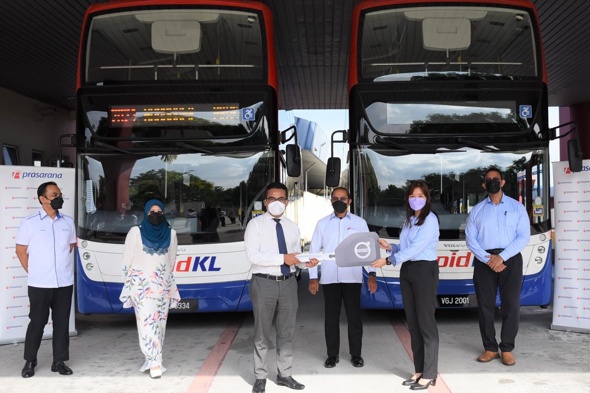 První double deckery Euro 6 v Malajsii jsou od Volvo Buses