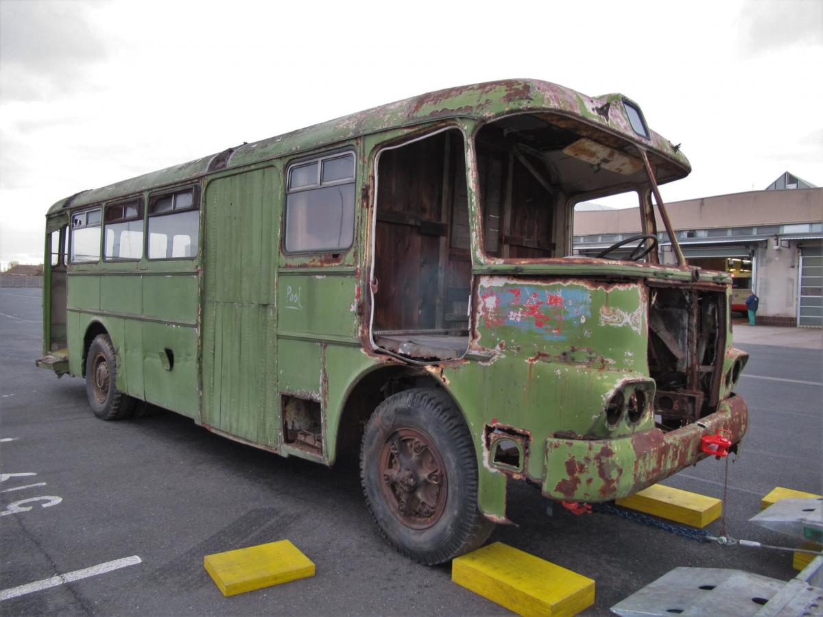 Nový autobusový přírůstek v Muzeu MHD Praha 