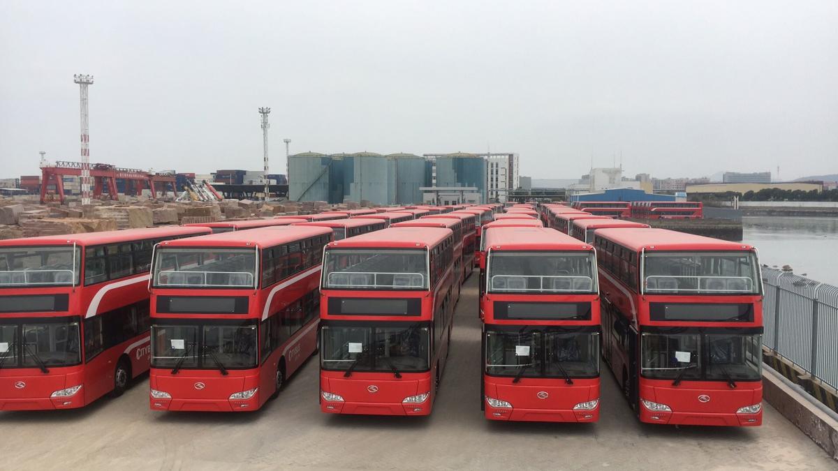 King Long odeslal sto autobusů do Kuvajtu