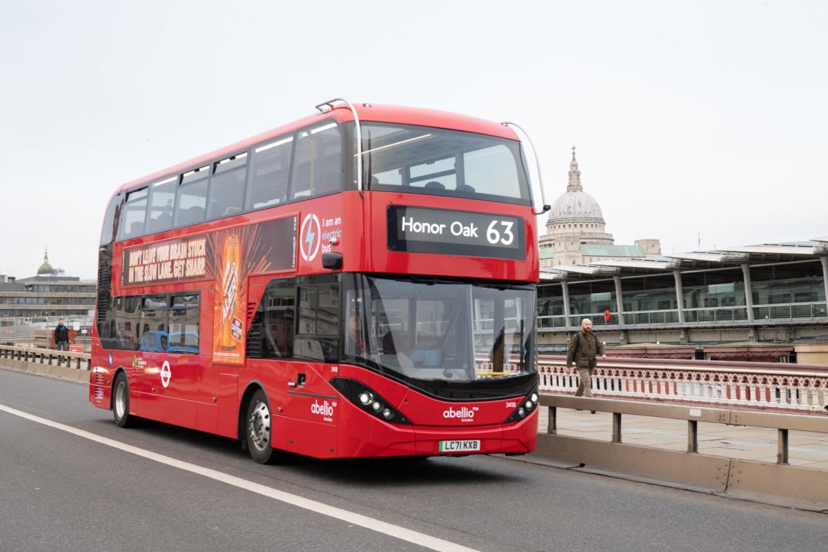 Abellio v Londýně uvádí nové elektrické double deckery