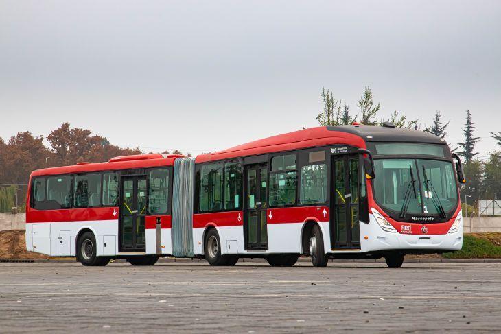 Volvo dodá 564 autobusů do Santiaga v Chile