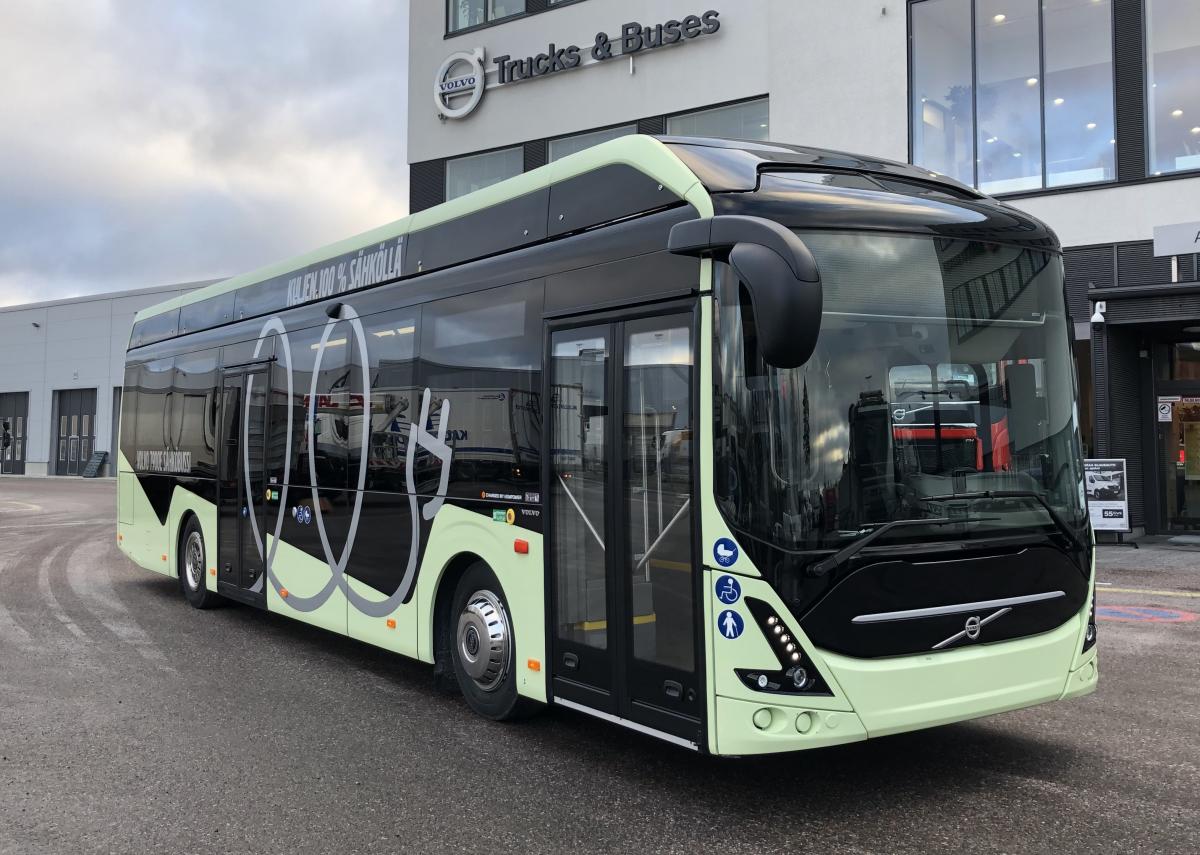 Volvo získalo ve Finsku několik objednávek na elektrické autobusy