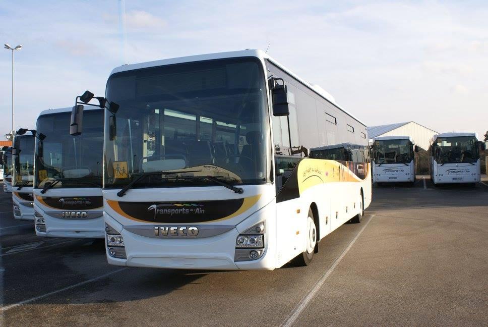 Iveca Crossway ve francouzském regionu Auvergne-Rhône-Alpes