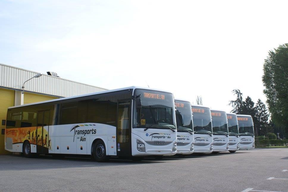 Iveca Crossway ve francouzském regionu Auvergne-Rhône-Alpes