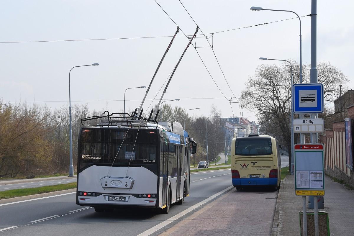 Brno, Budapešť, Ploješť, Plzeň, Mediaș, Saint-Étienne, Sofie, Târgu Jiu. Testované trolejbusy v ulicích Plzně.