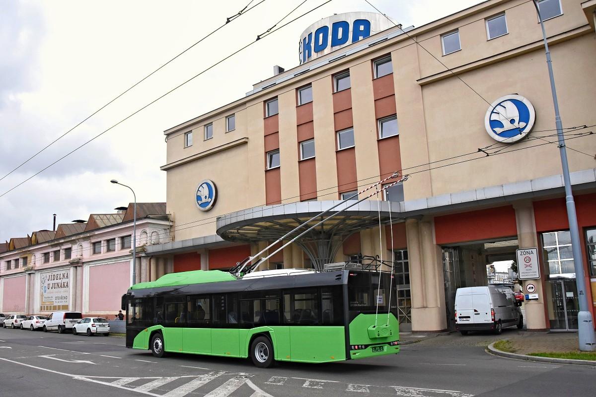 Brno, Budapešť, Ploješť, Plzeň, Mediaș, Saint-Étienne, Sofie, Târgu Jiu. Testované trolejbusy v ulicích Plzně.
