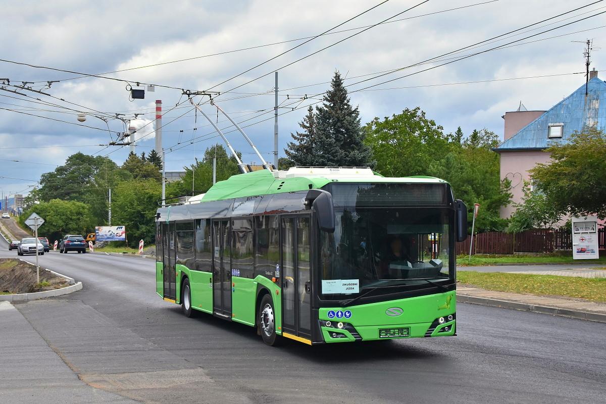 Brno, Budapešť, Ploješť, Plzeň, Mediaș, Saint-Étienne, Sofie, Târgu Jiu. Testované trolejbusy v ulicích Plzně.