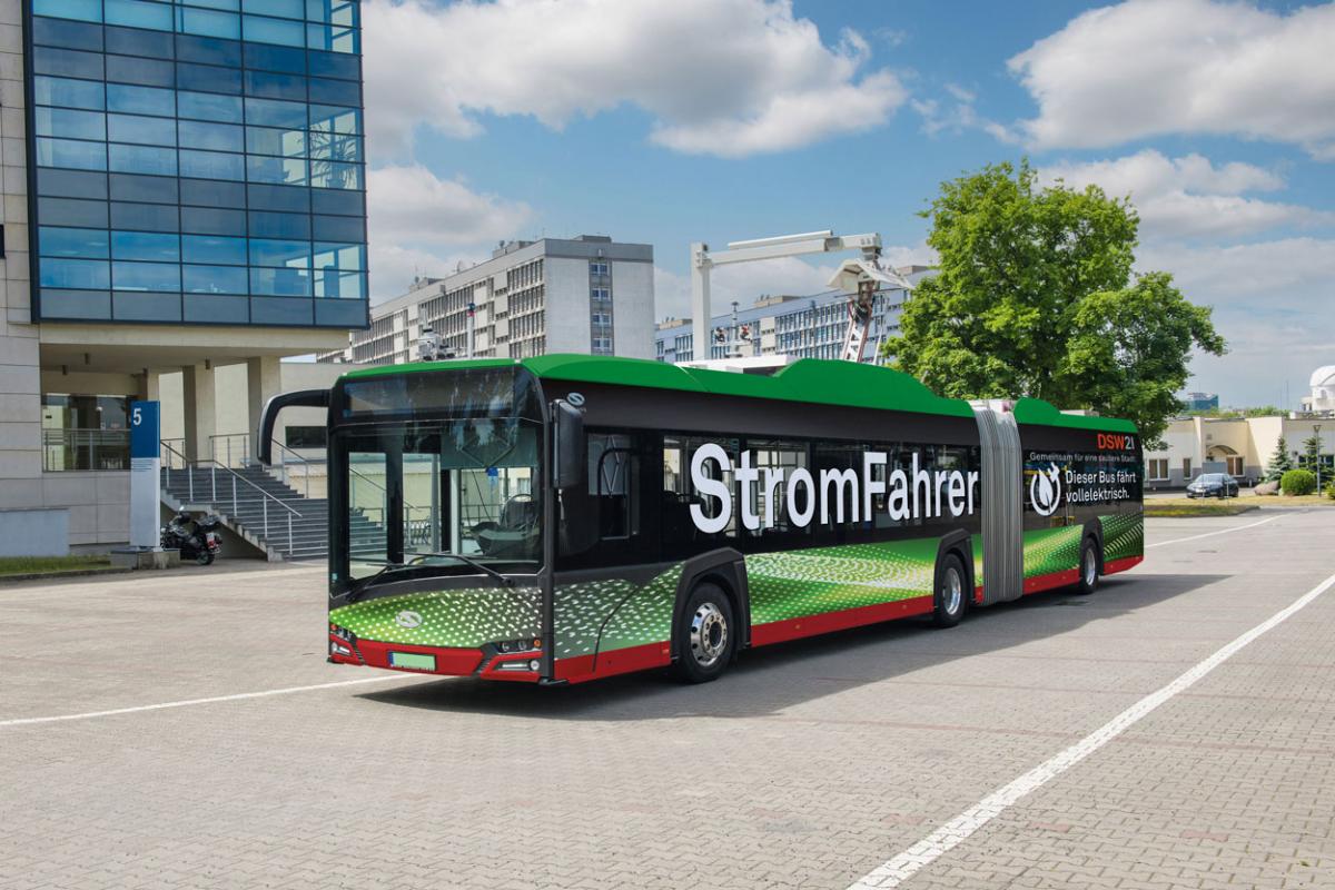 Další autobusy Solaris do Dortmundu, tentokrát elektrické