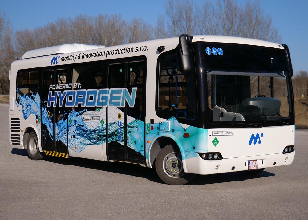 Vodíkový autobus ze Slovenska se chystá na evropské trhy 