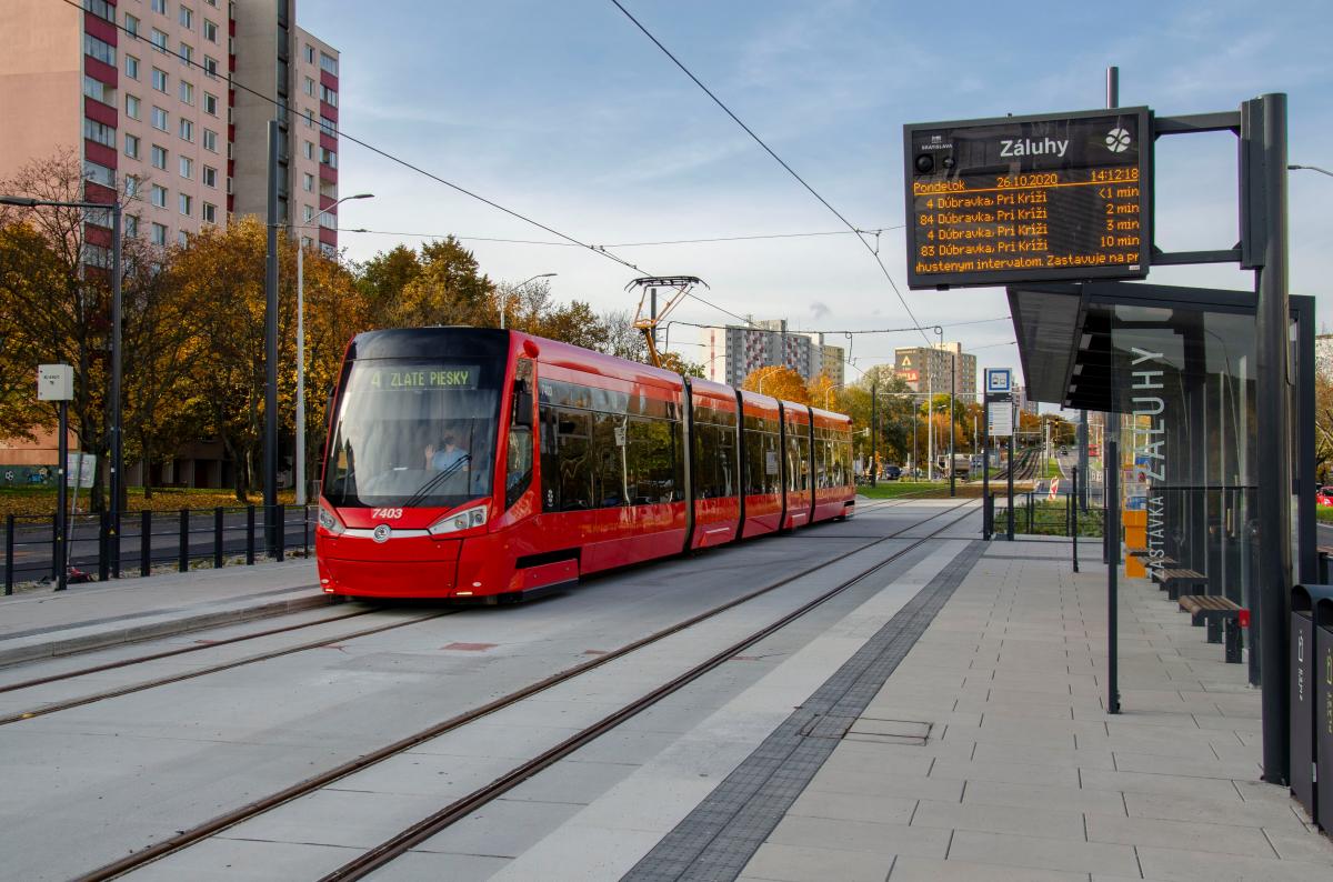 Bratislavský dopravní podnik podepsal smlouvu na tramvaje s českou Škodovkou