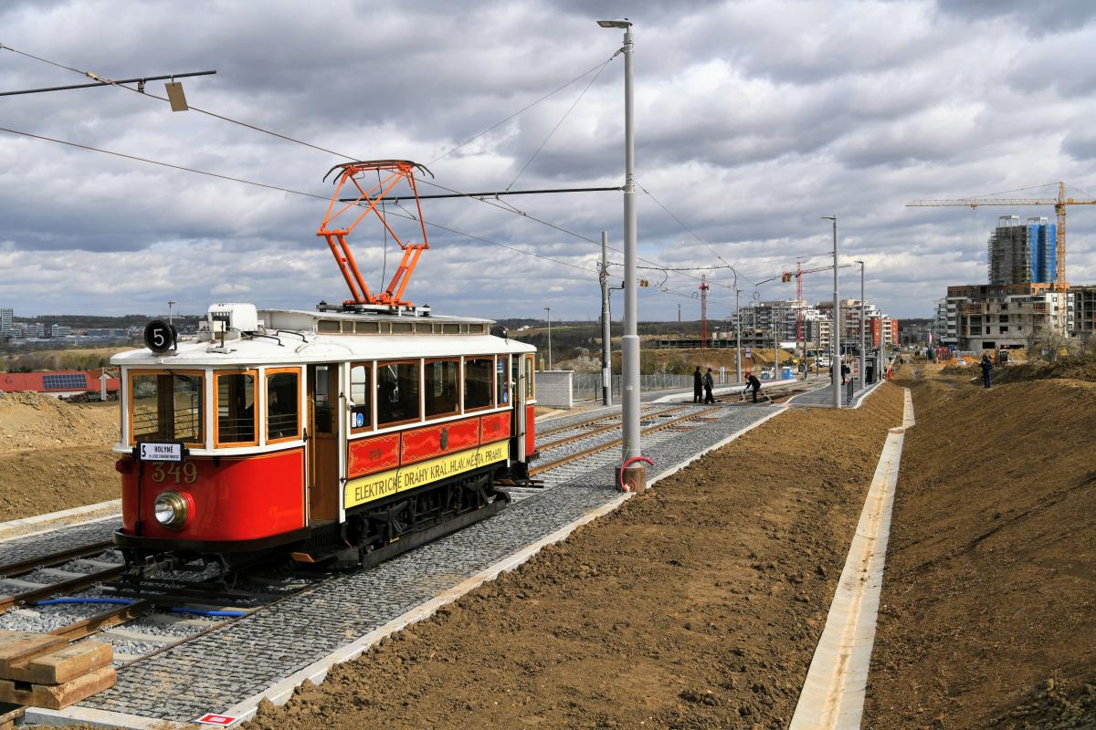V Praze vyjely tramvaje z Barrandova do Holyně