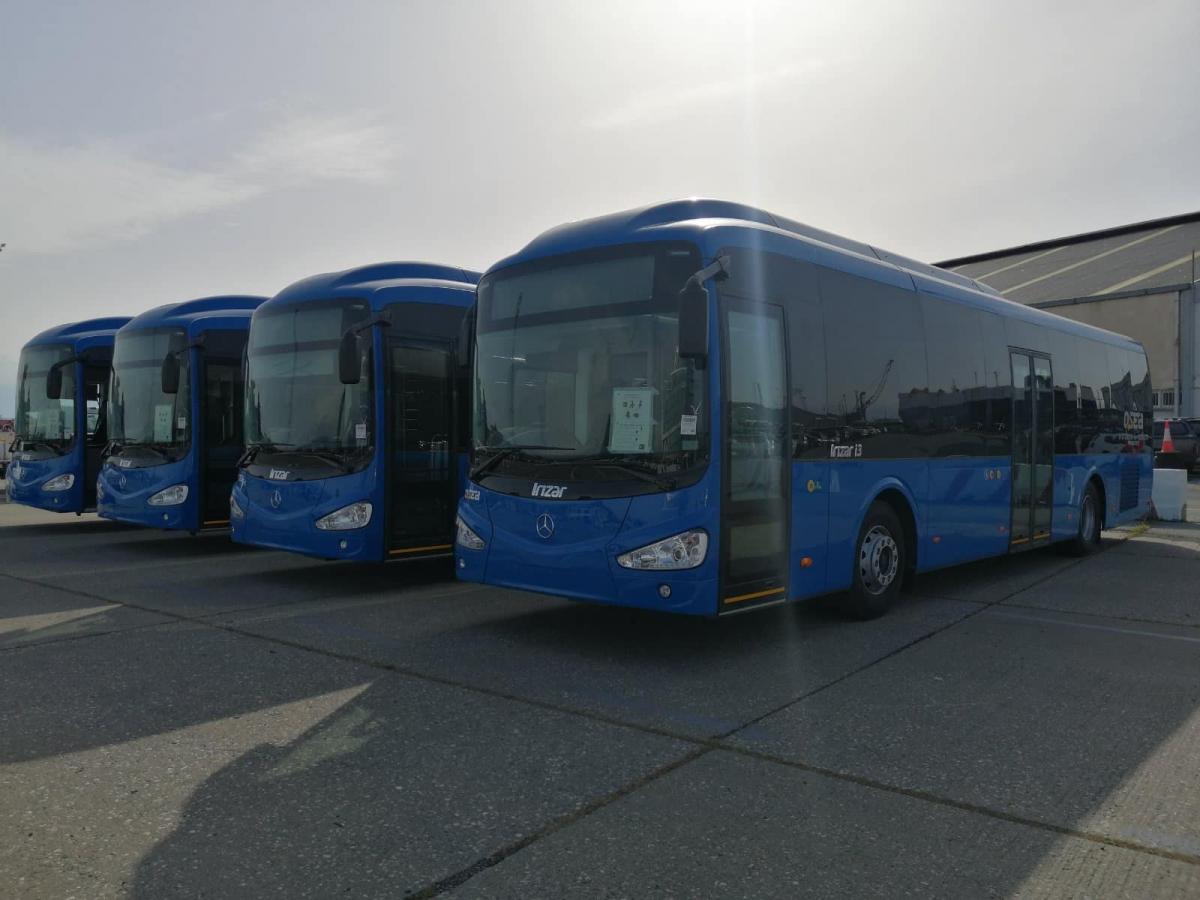 Autobusy Irizar vstoupily do veřejné dopravy na Kypru