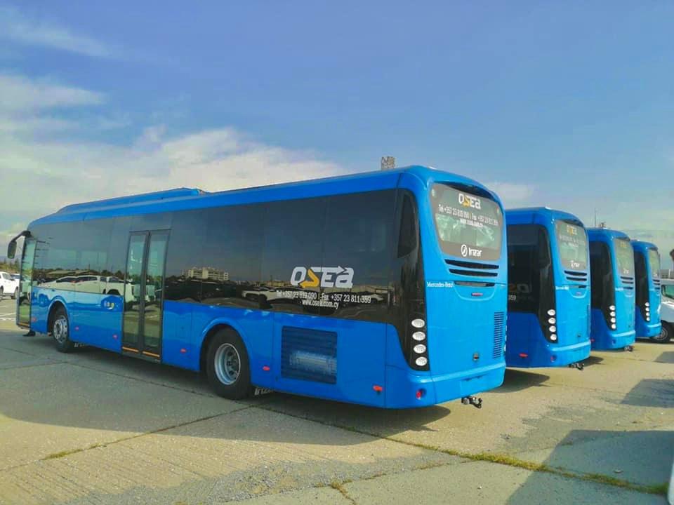 Autobusy Irizar vstoupily do veřejné dopravy na Kypru