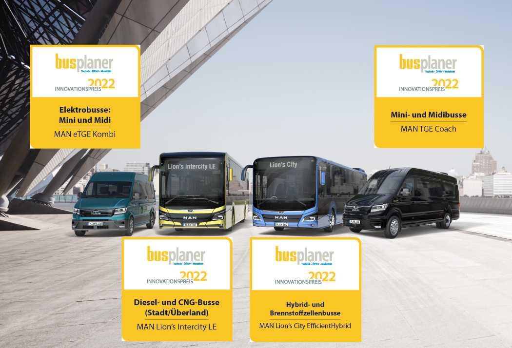 Vítězové německé busplaner Innovation Award 2022
