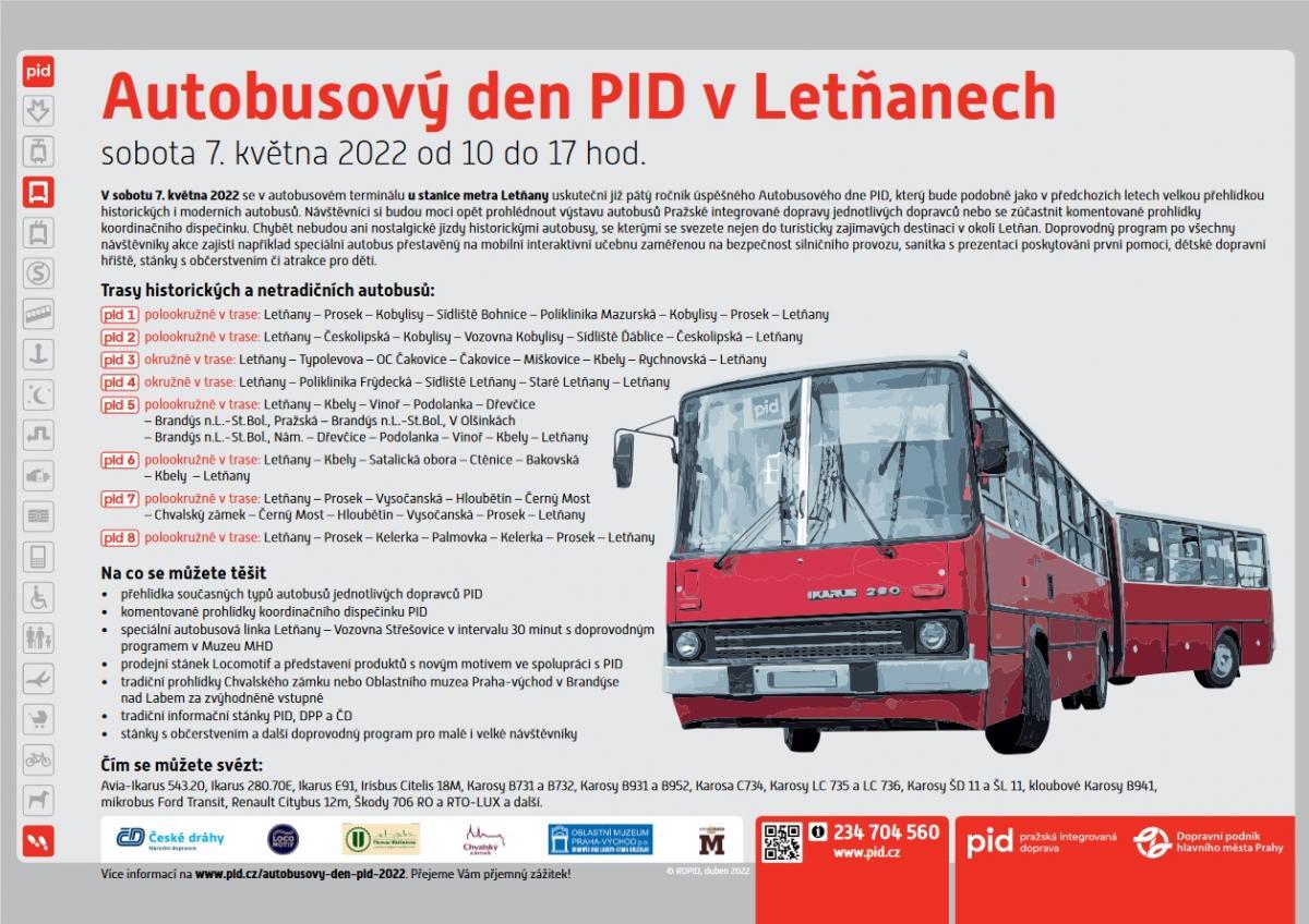 Autobusový den PID v Praze - Letňanech obrazem