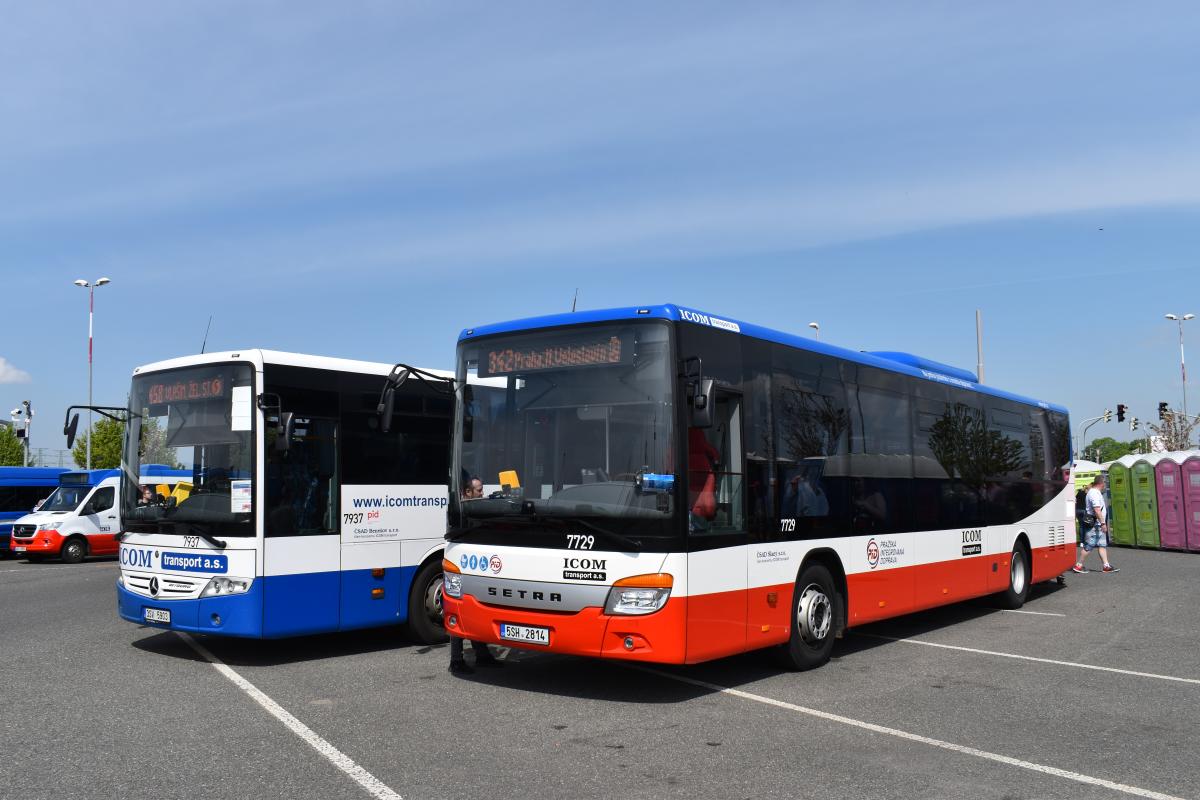 Autobusový den PID v Praze - Letňanech obrazem