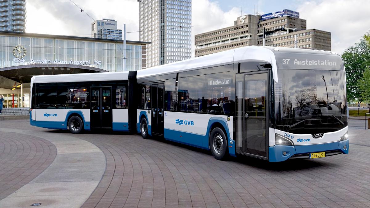 Elektrobusy VDL Citea pro  Amsterdam