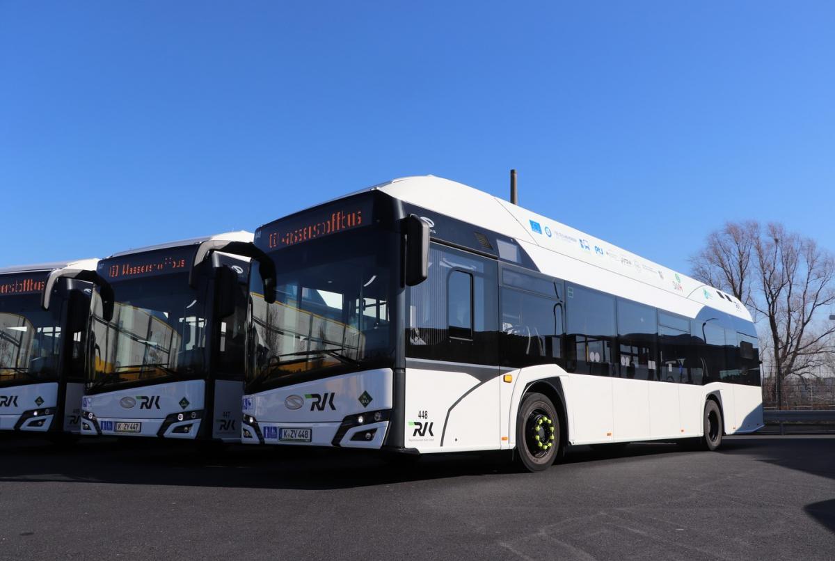 Kolín nad Rýnem kupuje vodíkové autobusy od Solaris a Wrightbus