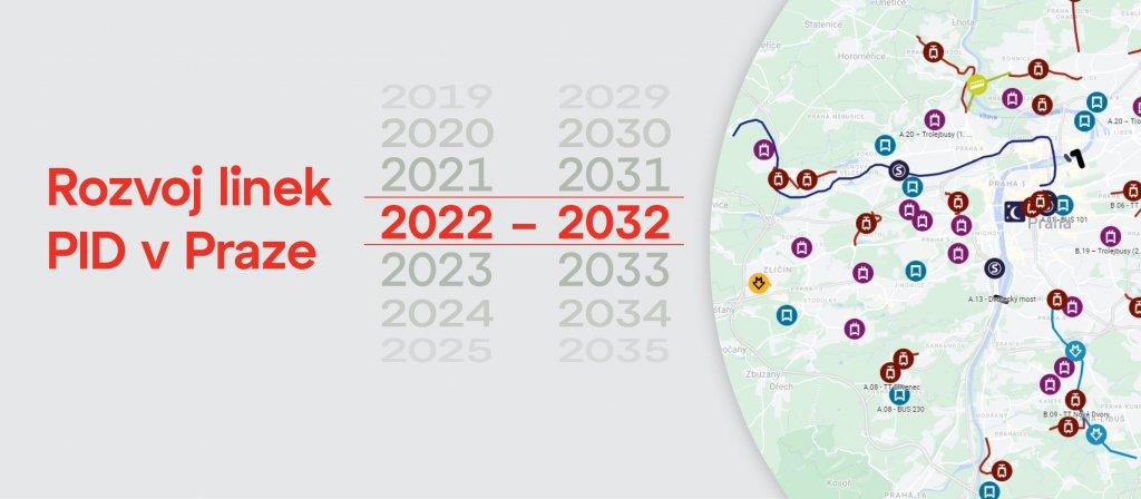 Praha má aktualizovaný plán rozvoje linek PID až do roku 2032