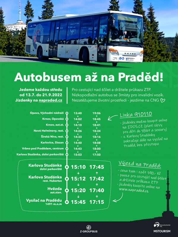 Praděd bude dostupný i pro seniory a osoby se sníženou mobilitou