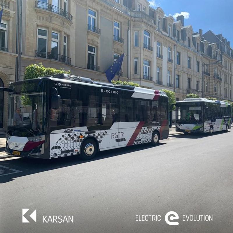 Největší evropská flotila elektrických minibusů je v Lucembursku