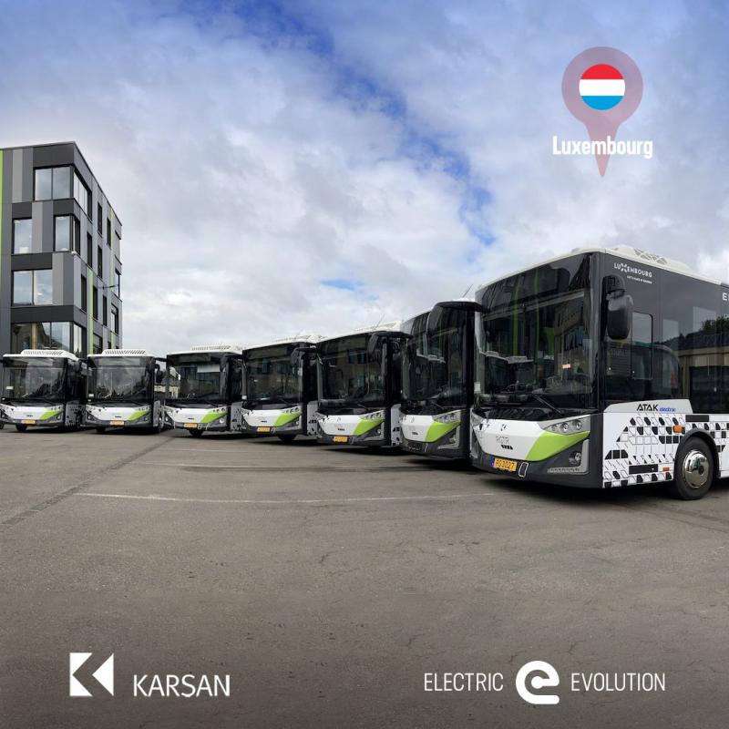 Největší evropská flotila elektrických minibusů je v Lucembursku