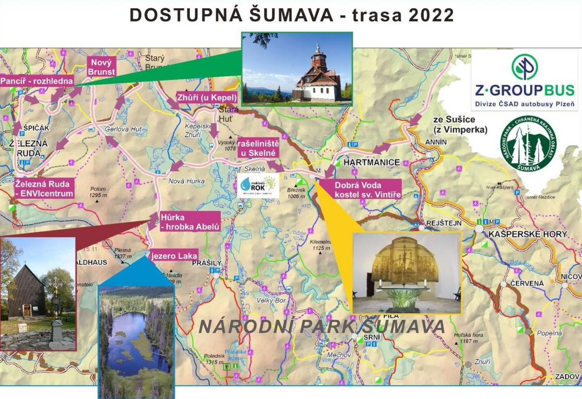 Dostupná Šumava přijímá rezervace pro podzimní část