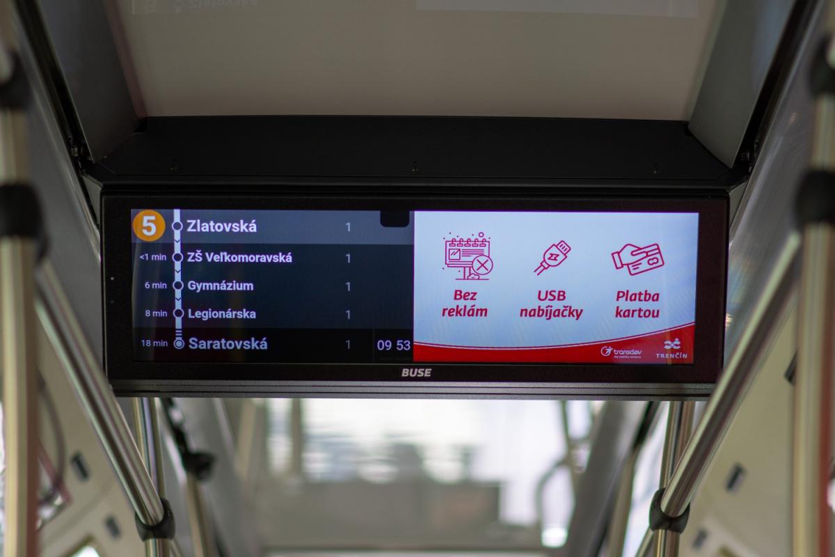 Od 1.září začnou v Trenčíně jezdit nové autobusy MHD