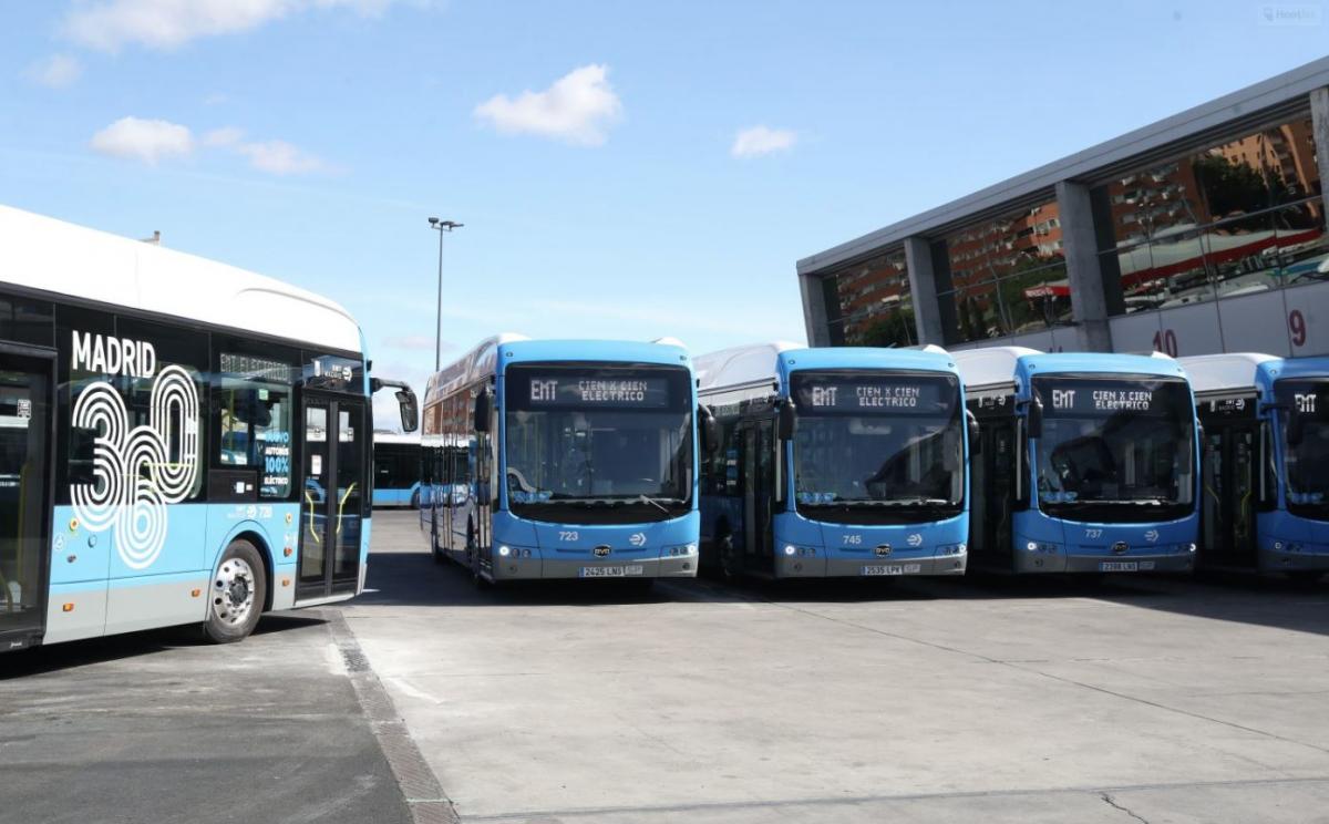 Madrid má po Berlíně nejvíce 100 % elektrických autobusových linek