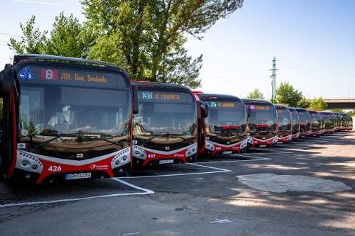 Autobusy v Trenčíně jezdí s info panely BUSE