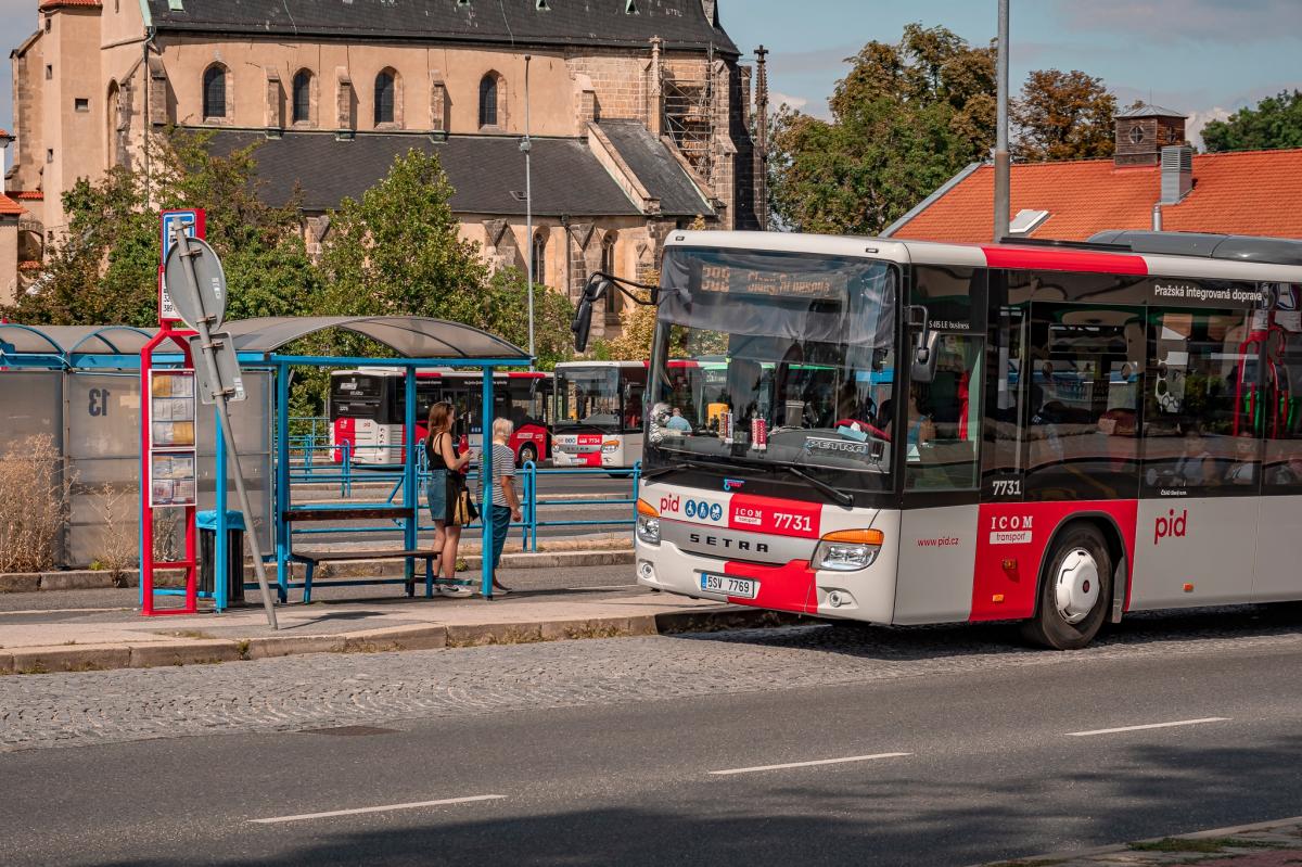 Registrace autobusů v srpnu 2022