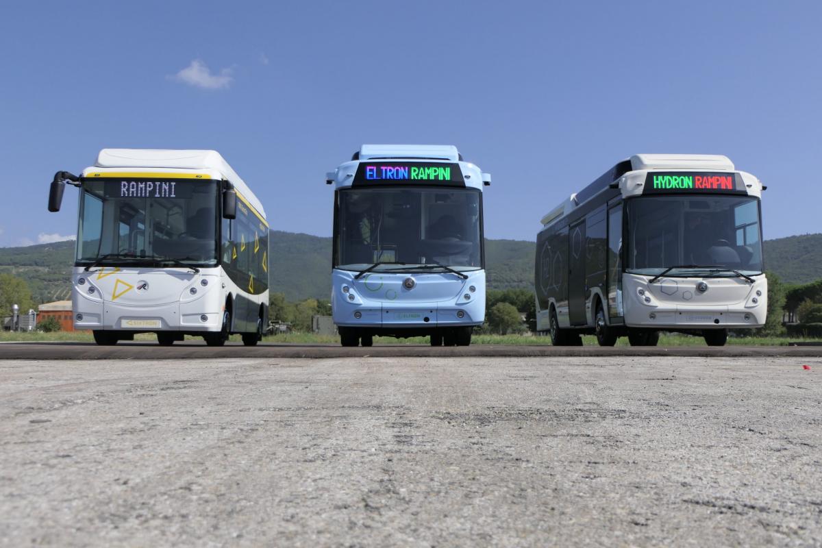 Rampini Hydron jako první 8metrový autobus s pohonem na H2