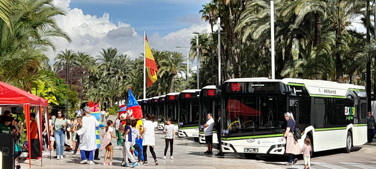 Město Elche ve španělské Alicante spoléhá na hybridní pohon
