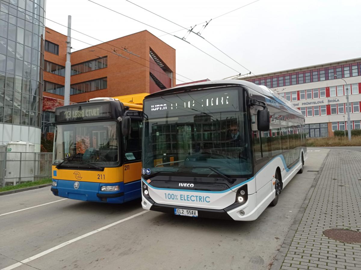 Iveco E-WAY na autobusových linkách ve Zlíně a Otrokovicích 