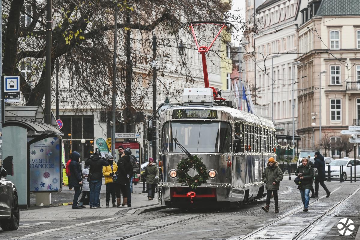 Vánoce v městské dopravě