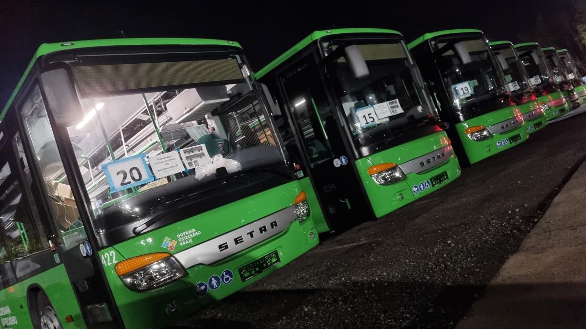 Registrace autobusů v listopadu 2022