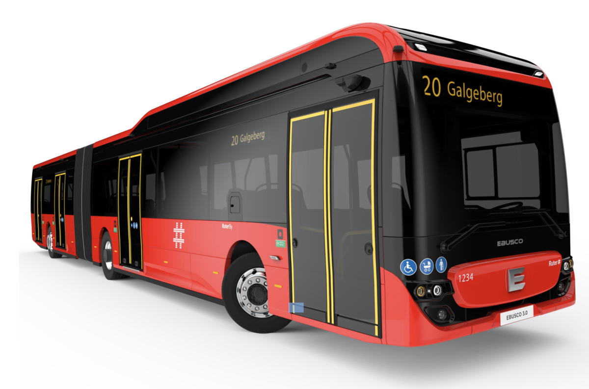 Ebusco představilo elektrický kloubový autobus 