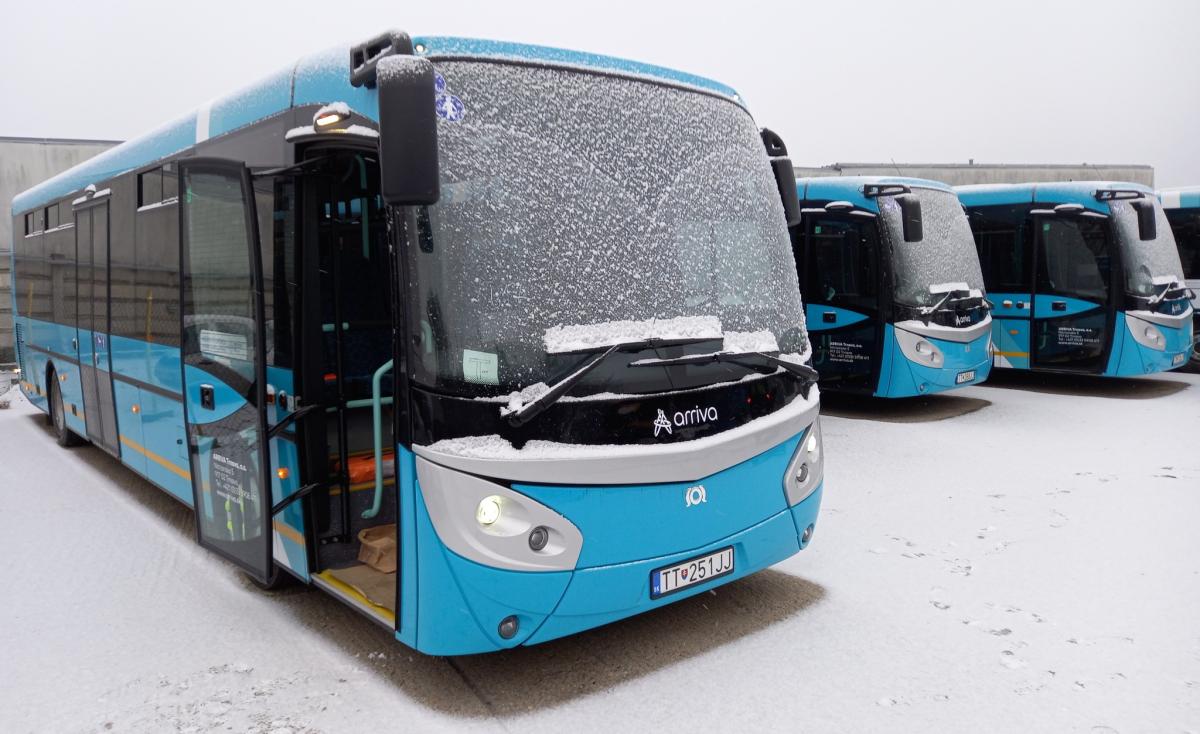 ARRIVA provozuje jako první na Slovensku nový typ autobusu od SOR