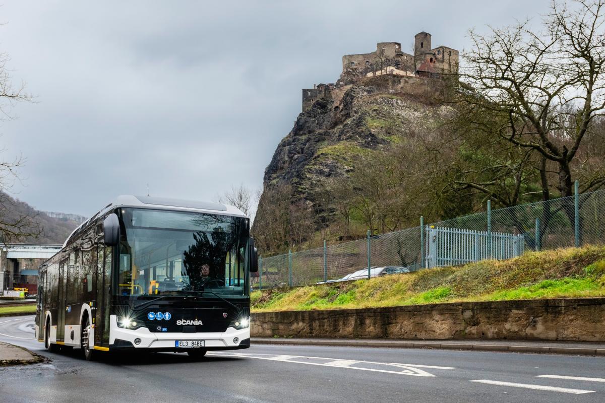 Dopravní podnik města Ústí nad Labem startuje test elektrického autobusu Scania 