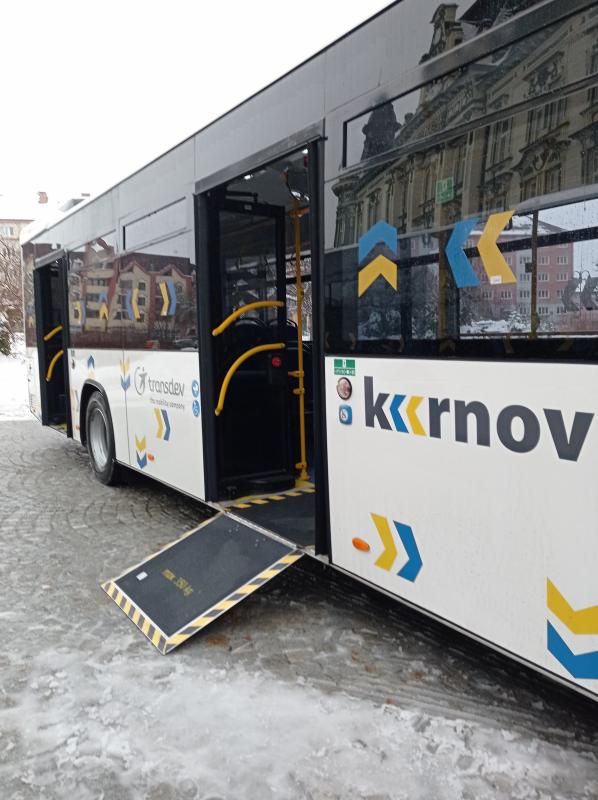 Transdev Morava od ledna 2023 zajišťuje MHD pro město Krnov