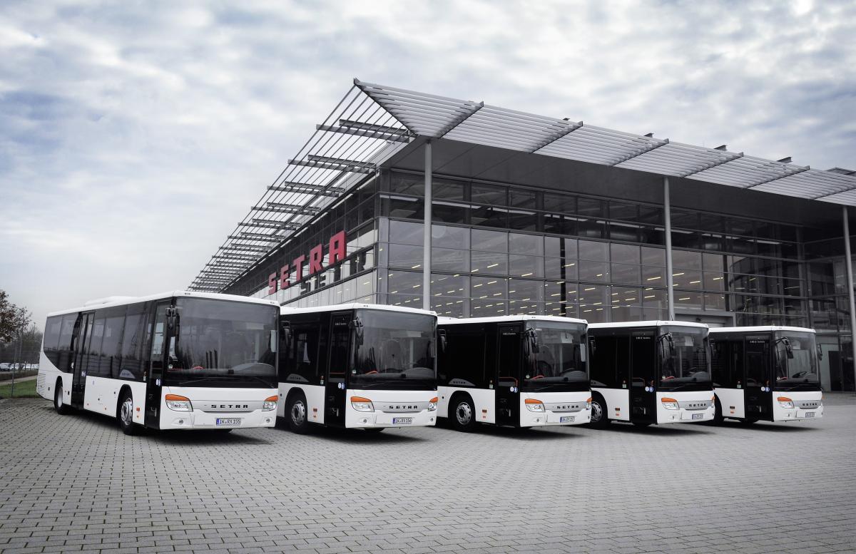 39 autobusů Setra Low Entry pro flotily v Sasku a Durynsku