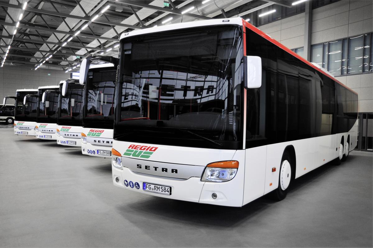 39 autobusů Setra Low Entry pro flotily v Sasku a Durynsku