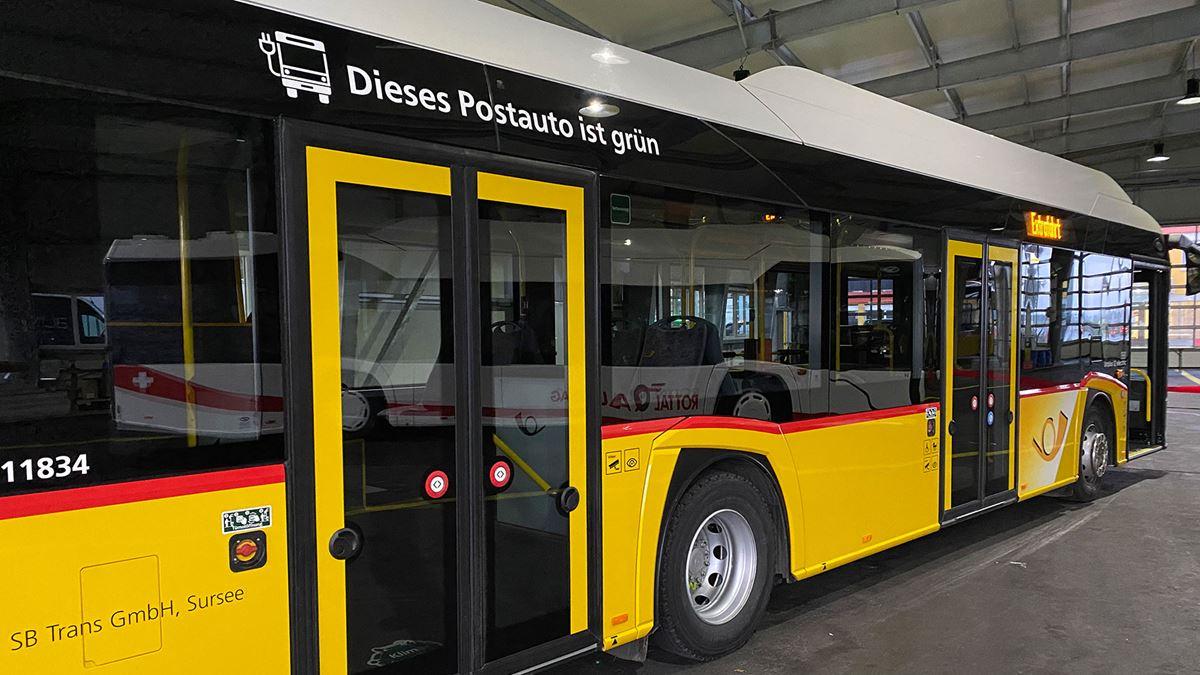 Švýcarský věk elektrických poštovních autobusů
