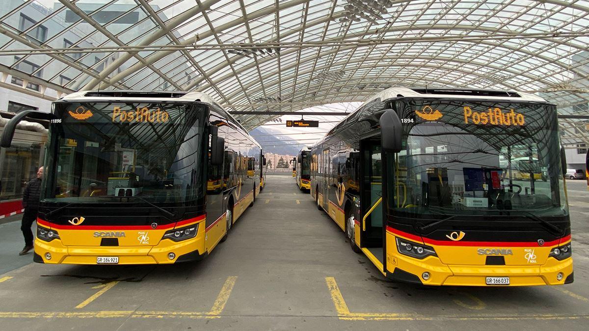 Švýcarský věk elektrických poštovních autobusů