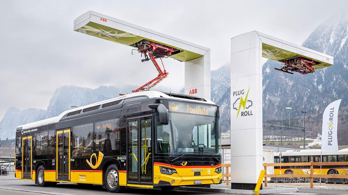 Švýcarský věk elektrických poštovních autobusů