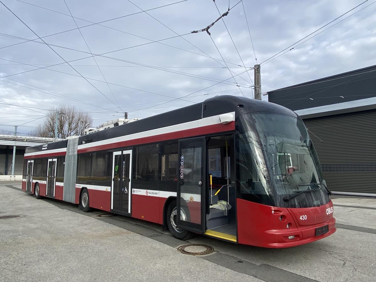 Nové trolejbusy v Salzburgu 