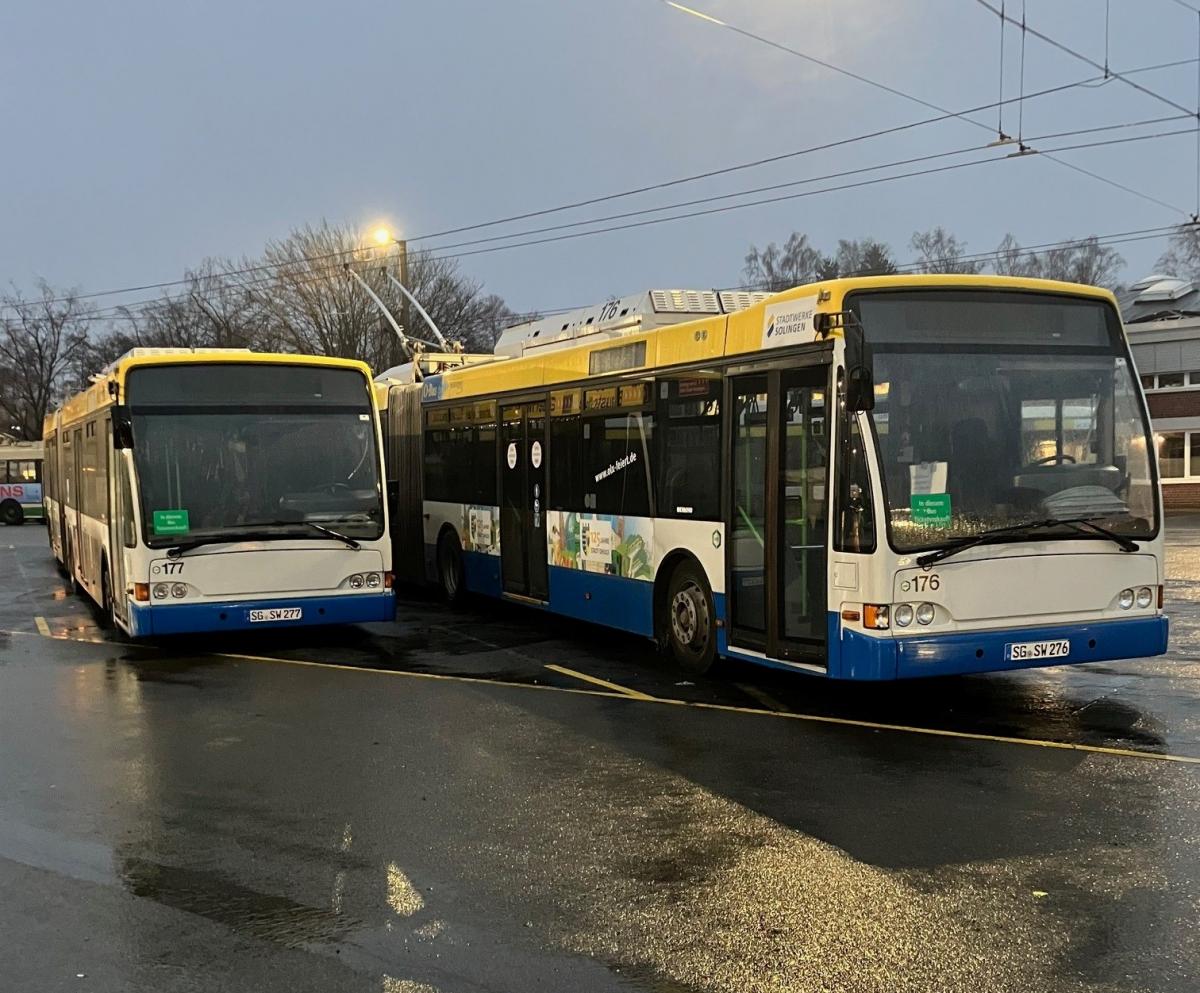 V Solingenu se rozloučili s trolejbusy Berkhof