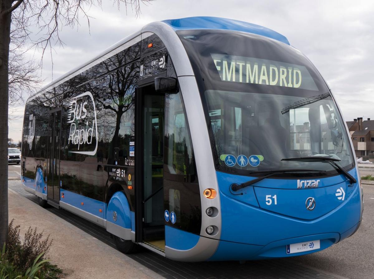 EMT Madrid má 100% čistý vozový park autobusů, přizpůsobuje infrastrukturu