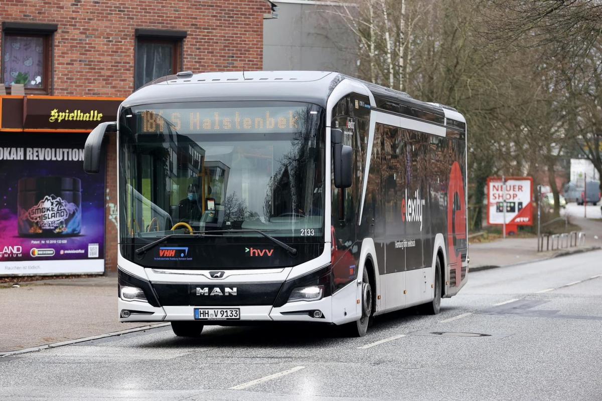 350 elektrických autobusů pro Metropolitní oblast Hamburku